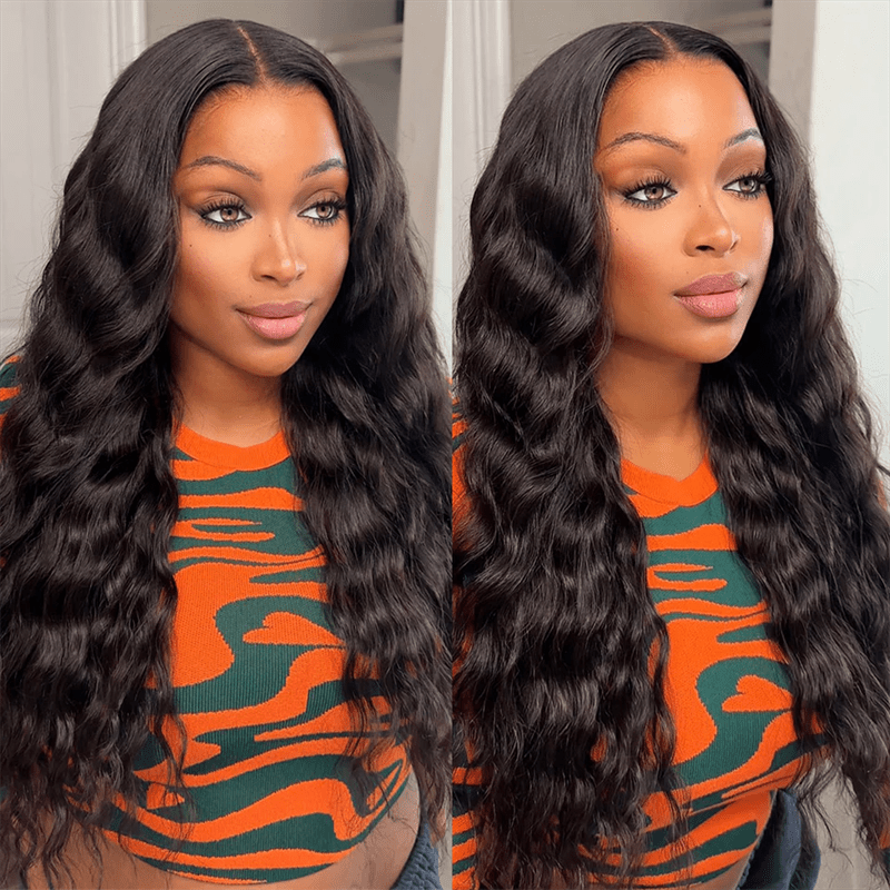 Lemoda Bohemian Natural Curl Wig Pre - Plucked 13x6 Lace Frontal Human Hair Wigs - Lemoda Hair