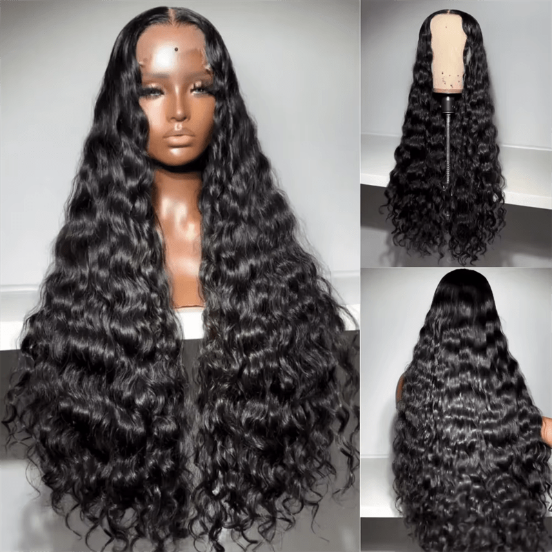 Lemoda Bohemian Natural Curl Wig Pre - Plucked 13x6 Lace Frontal Human Hair Wigs - Lemoda Hair