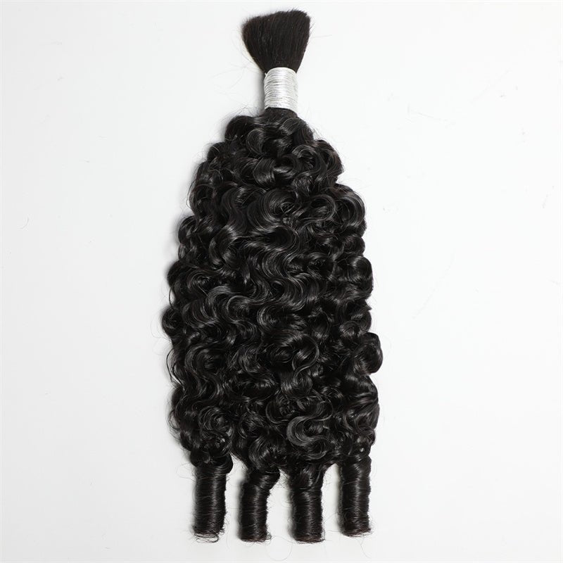 Lemoda Braiding Hair Burmese Curly Bulk Human Hair for Boho Braids 1PC - Lemoda Hair