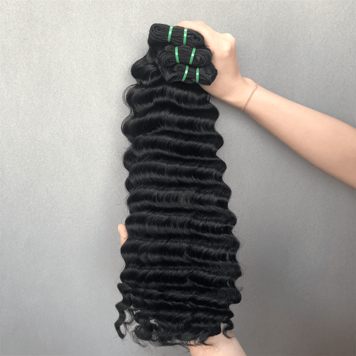 Lemoda Brazilian Hair Ocean Spiral Bundles for Black Women Loose Deep Curl Human Hair Bundles