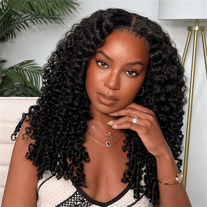Lemoda Burmese Curly 13x4 HD Lace Frontal Human Hair Wigs 18% Density - Lemoda Hair