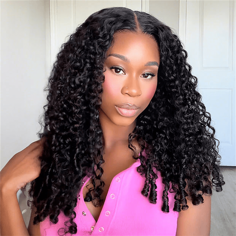Lemoda Burmese Curly 13x4 HD Lace Frontal Human Hair Wigs 18% Density - Lemoda Hair