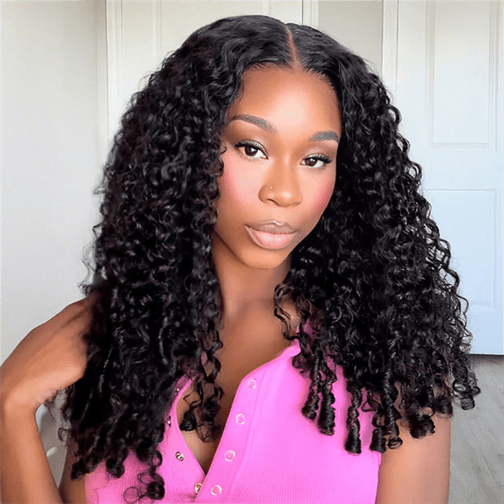 Lemoda Burmese Curly 13x4 HD Lace Frontal Human Hair Wigs 18% Density - Lemoda Hair