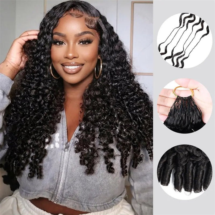 Lemoda Burmese Curly Crochet Human Hair For Miracle Knots Boho Braids - Lemoda Hair