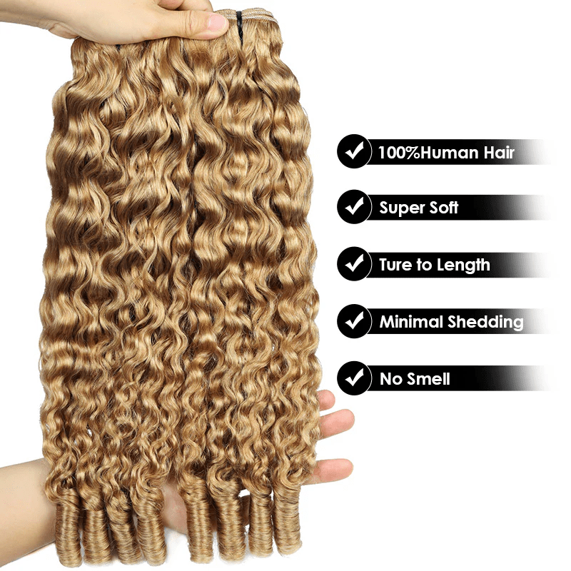 Lemoda Burmese Curly Human Hair Bundles 27 Color Tangle Free Virgin Hair Extensions - Lemoda Hair