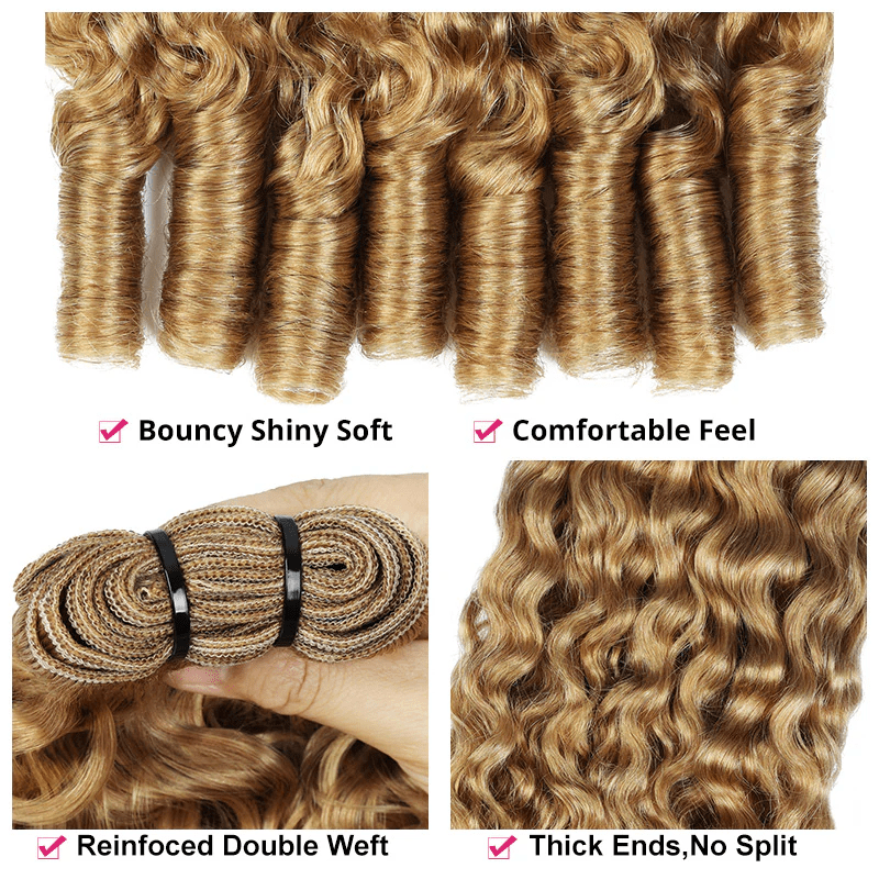 Lemoda Burmese Curly Human Hair Bundles 27 Color Tangle Free Virgin Hair Extensions - Lemoda Hair