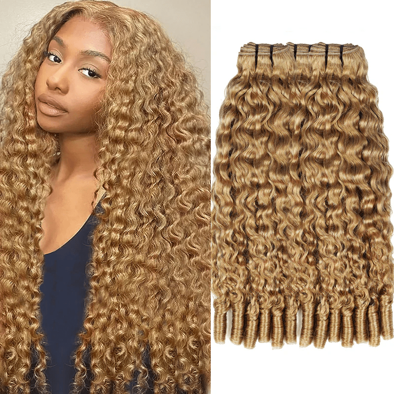 Lemoda Burmese Curly Human Hair Bundles 27 Color Tangle Free Virgin Hair Extensions - Lemoda Hair