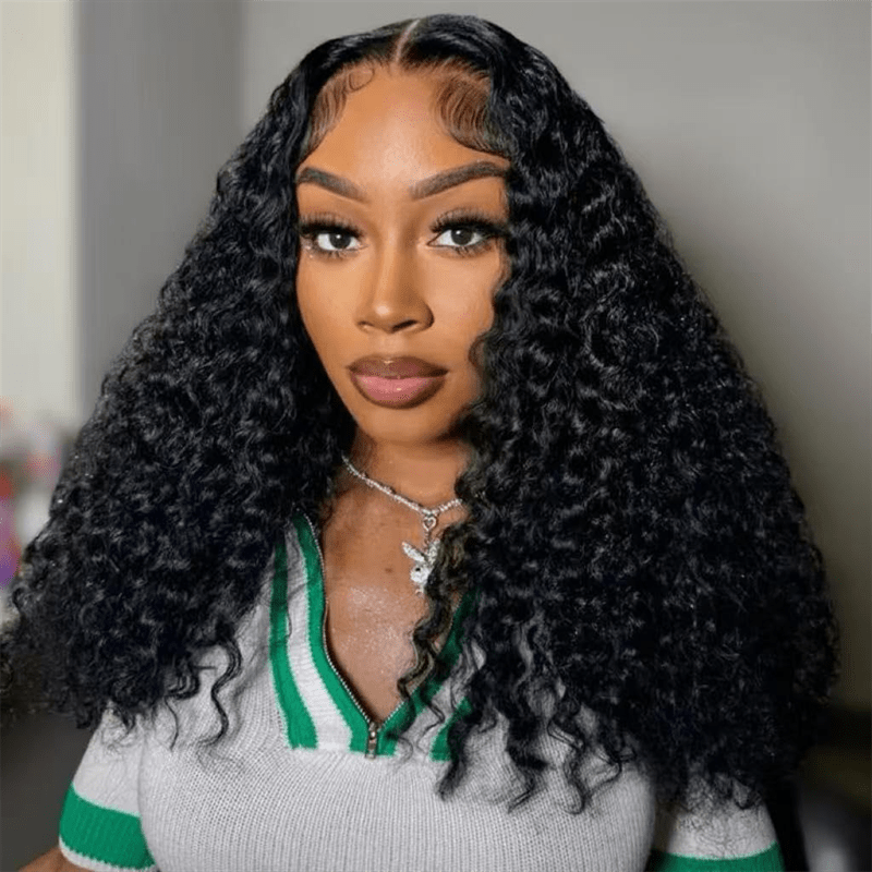 Lemoda Burmese Curly Lace Frontal Wigs HD Transparent Human Hair Wigs ...