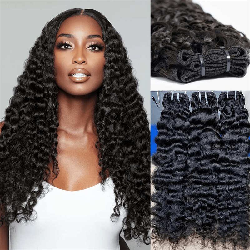 Lemoda Curly Human Hair 3 Bundles Burmese Pix Curls Bundles Raw Virgin Hair Weave For Women - Lemoda Hair