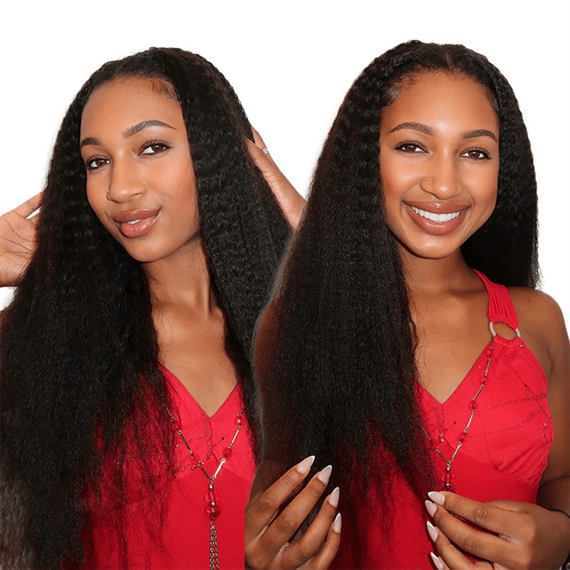 Lemoda Feather Crochet Hair Extension Kinky Straight Human Hair - Lemoda Hair