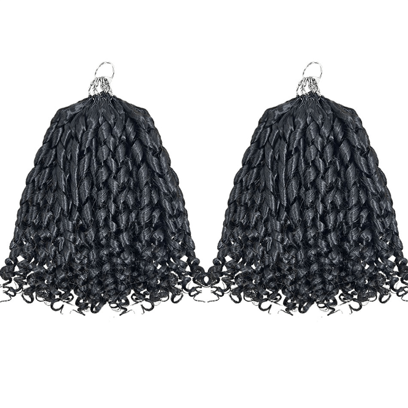 Lemoda Feather Crochet Hair Extension Pixie Curly Human Hair - Lemoda Hair