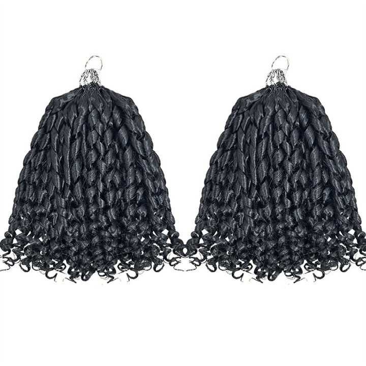 Lemoda Feather Crochet Hair Extension Pixie Curly Human Hair - Lemoda Hair