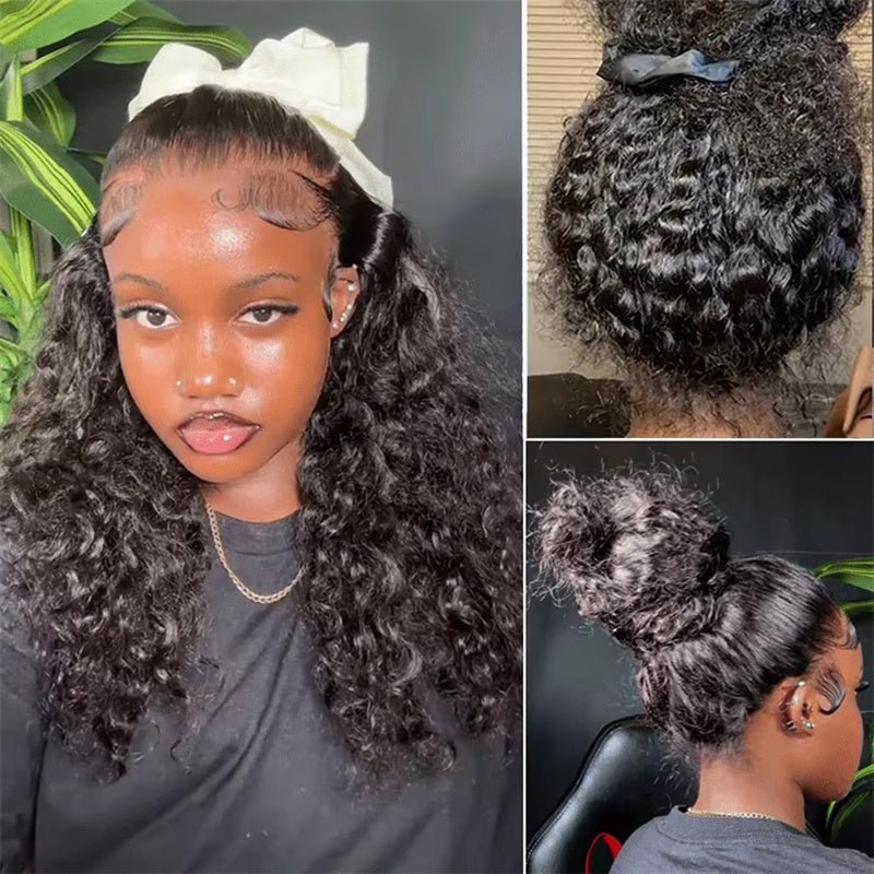 Lemoda Invisi - Drawstring Snug Fit 360 Lace Frontal Wigs Glueless Human Hair Wigs Pre Plucked Natural Hairline - Lemoda Hair