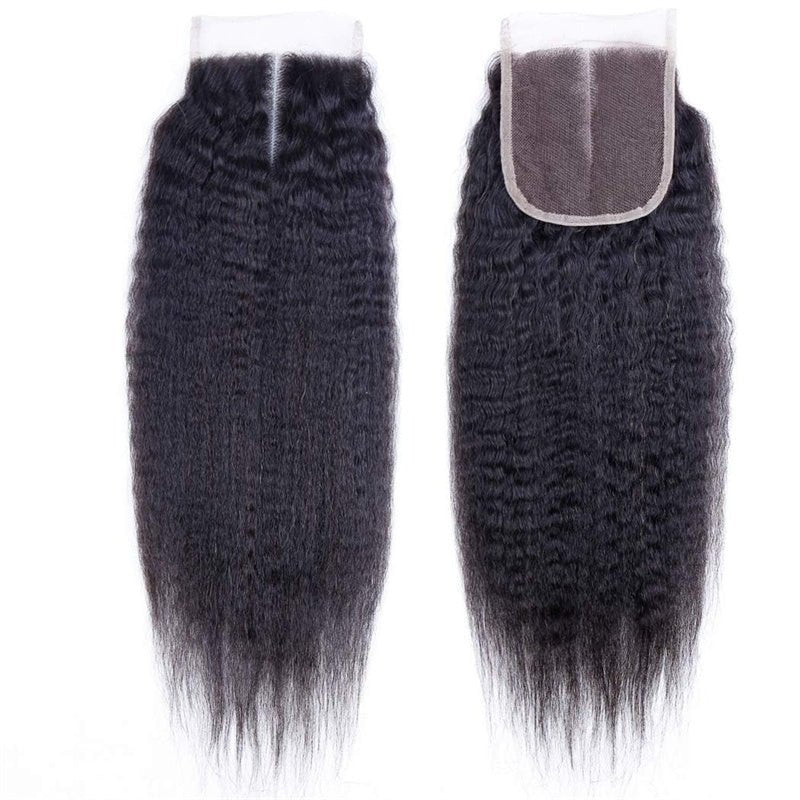 Lemoda Kinky Straight 5x5 Transparent HD Lace Closure Virgin Human Hair Frontal Closure - Lemoda Hair