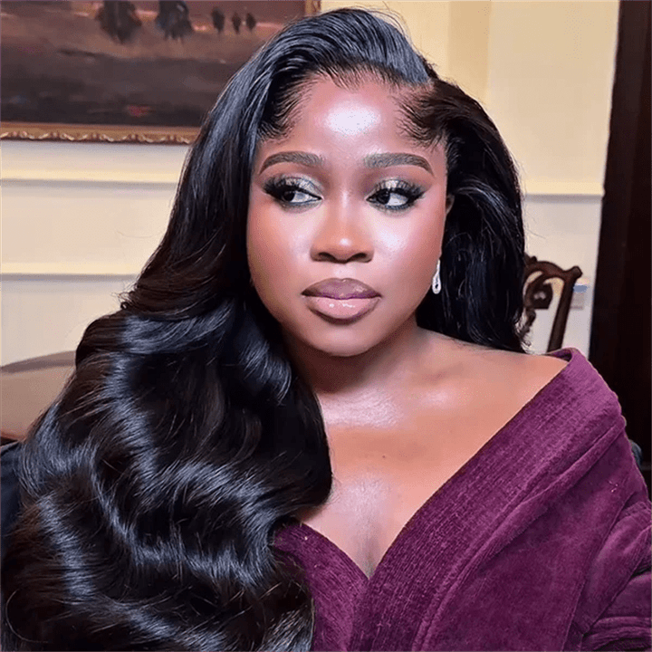 Lemoda Lagos Hairline Body Wave Undetectable HD 13x6 Lace Front Wig With Widows Peak - Lemoda Hair