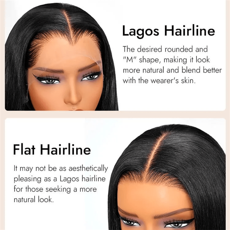 Lemoda Lagos Hairline Water Wave 13x6 Invisible Lace Frontal Wigs Human Hair - Lemoda Hair