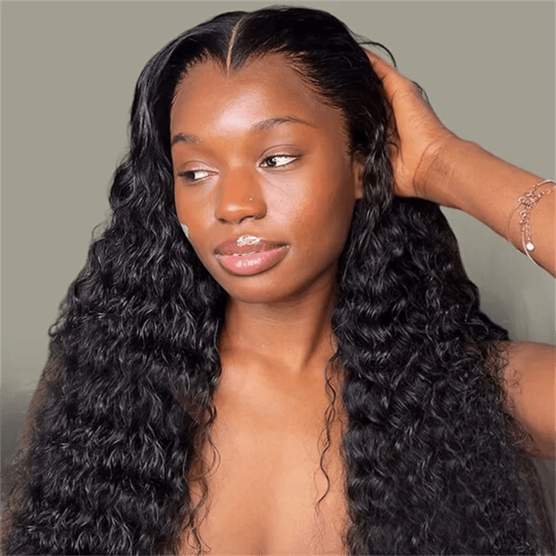Lemoda Lagos Hairline Water Wave 13x6 Invisible Lace Frontal Wigs Human Hair - Lemoda Hair
