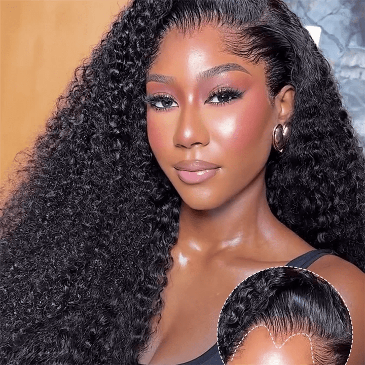 Lemoda Lagos Hairline Widows Peak Burmese Curly 13x6 HD Lace Frontal Wig Human Hair - Lemoda Hair