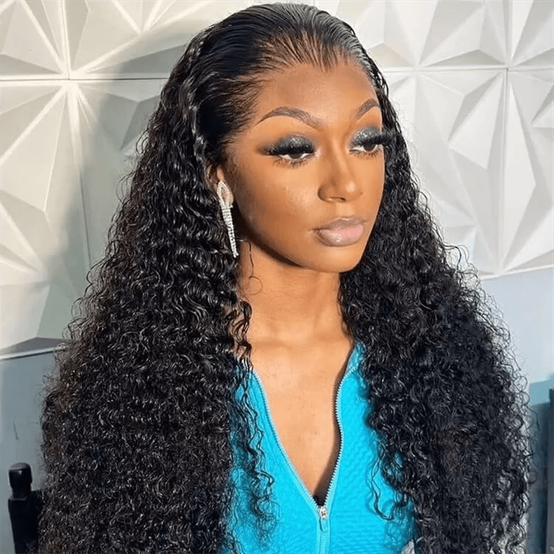 Lemoda Lagos Hairline Widows Peak Burmese Curly 13x6 HD Lace Frontal Wig Human Hair - Lemoda Hair