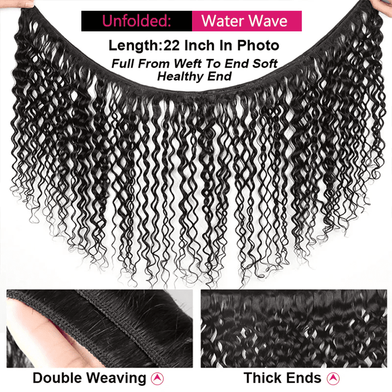 Lemoda Malaysian Water Wave Human Hair 1 bundle - Lemoda Hair