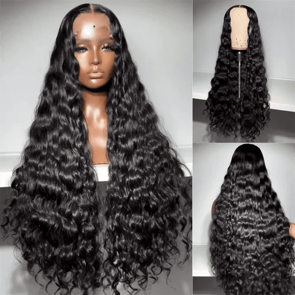 Lemoda Natural Wave 13x6 Lace Frontal Human Hair Wigs 300% Density