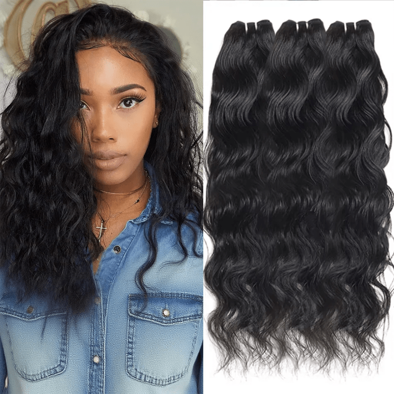 Lemoda Natural Wave Hair Bundles Unprocessed Virgin Human Hair Extensions - Lemoda Hair