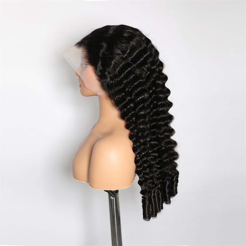 Lemoda Ocean Spiral 13x6 HD Lace Frontal Wigs Loose Deep Curl 5x5 Glueless Human Hair Wigs - Lemoda Hair