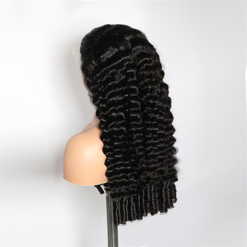 Lemoda Ocean Spiral 13x6 HD Lace Frontal Wigs Loose Deep Curl 5x5 Glueless Human Hair Wigs - Lemoda Hair