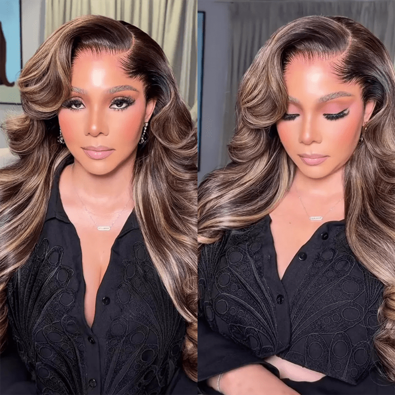 Lemoda P4/27 Highlight Lagos Hairline Body Wave 13x6 HD Lace Front Wigs - Lemoda Hair