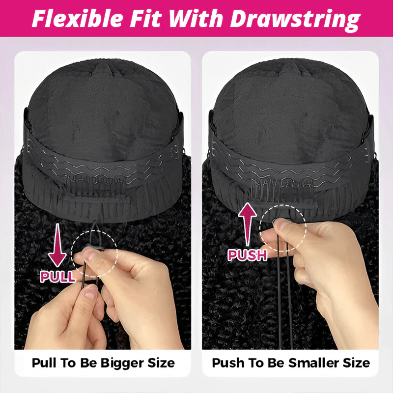 Lemoda P4/27 Highlight Straight Hair Invisi - Drawstring Wig 13x6 Glueless Wig Snug Fit Wear Go Wig - Lemoda Hair