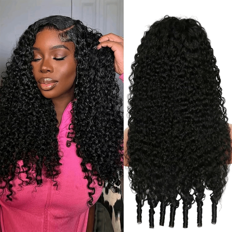 Lemoda Pre - Bleached Wear Go Glueless Wig 5x5 13x6 Burmese Curly HD Lace Front Wigs 210% - Lemoda Hair