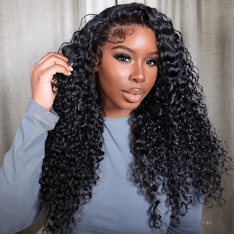 Lemoda Pre - Bleached Wear Go Glueless Wig 5x5 13x6 Burmese Curly HD Lace Front Wigs 210% - Lemoda Hair