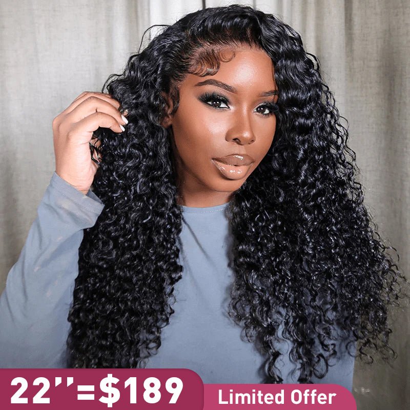 Lemoda Pre - Bleached Wear Go Glueless Wig 5x5 13x6 Burmese Curly HD Lace Front Wigs - Lemoda Hair