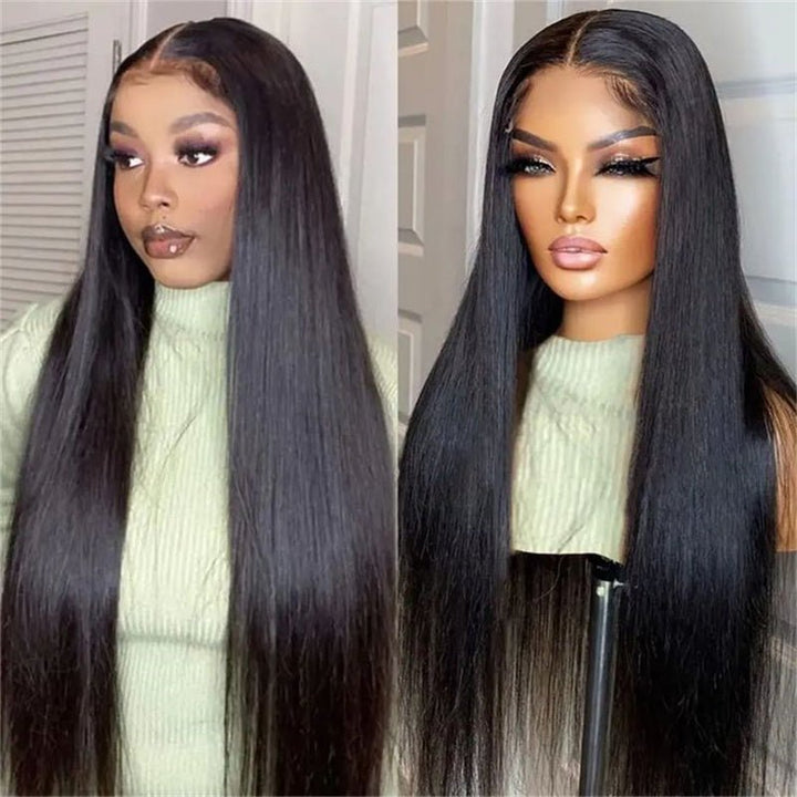 Lemoda Silky Straight Hair 13x4 Lace Front Wigs Transparent Human Hair Wigs 180% - Lemoda Hair