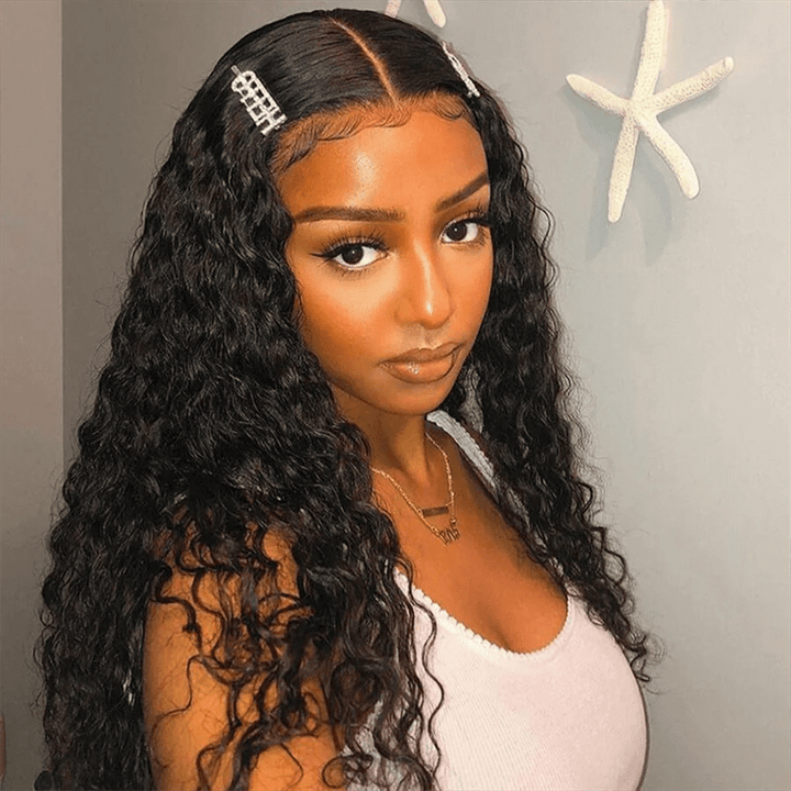 Lemoda Water Wave 13x4 HD Lace Frontal Human Hair Wigs 210% Density - Lemoda Hair