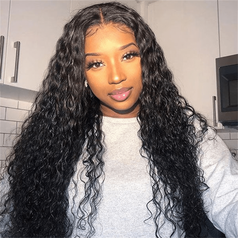 Lemoda Water Wave 13x4 HD Lace Frontal Human Hair Wigs 210% Density - Lemoda Hair