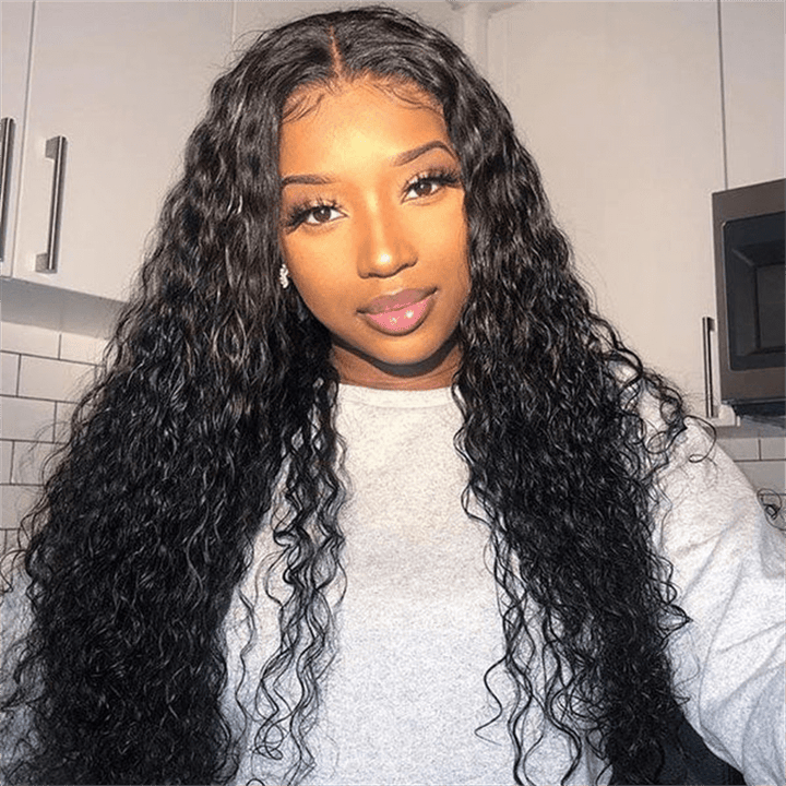 Lemoda Water Wave 13x4 HD Lace Frontal Human Hair Wigs 210% Density - Lemoda Hair