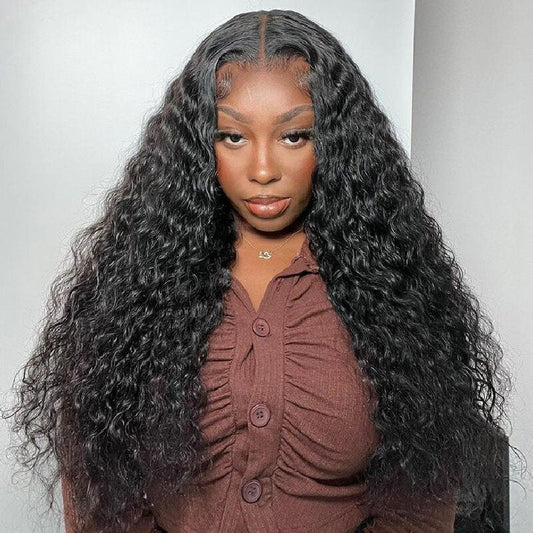 Lemoda Water Wave 13x4 Lace Front Wigs Pre Plucked Baby Hair 180% Density - Lemoda Hair
