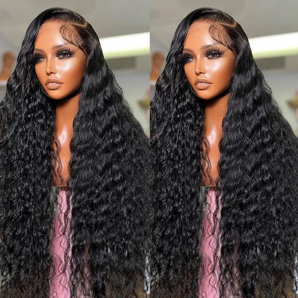 Lemoda Water Wave 13x4 Lace Front Wigs Pre Plucked Baby Hair 180% Density - Lemoda Hair