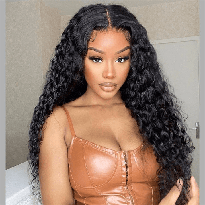 Lemoda Water Wave 13x6 Full Lace Wigs Human Hair 180% - Lemoda Hair
