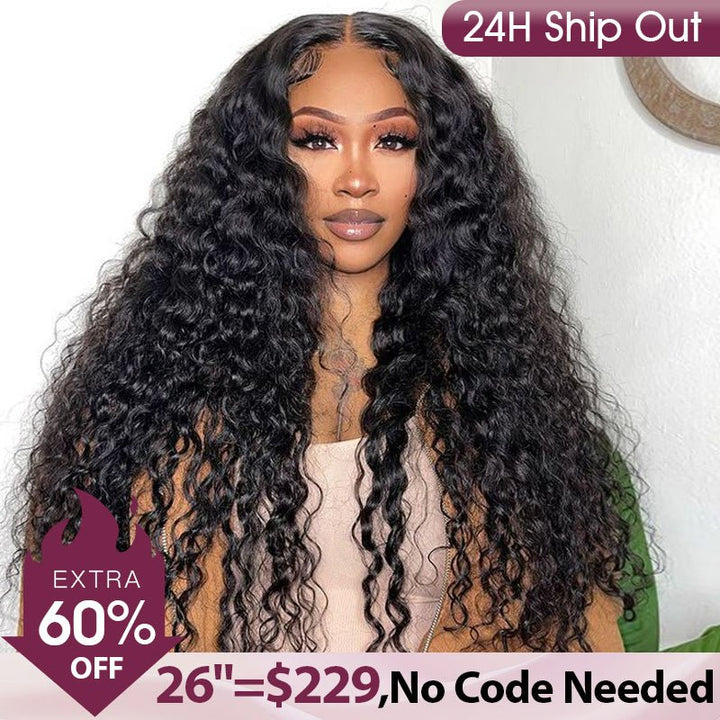 Lemoda Water Wave 13x6 Full Lace Wigs Human Hair 180% - Lemoda Hair