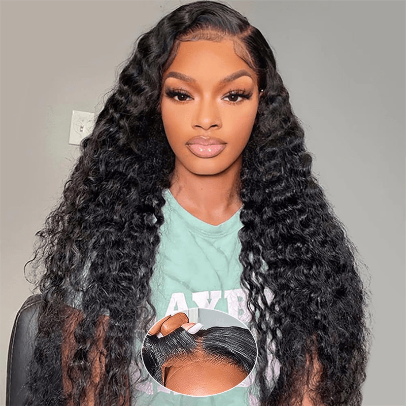 Lemoda Water Wave 13x6 Full Lace Wigs Human Hair 180% - Lemoda Hair