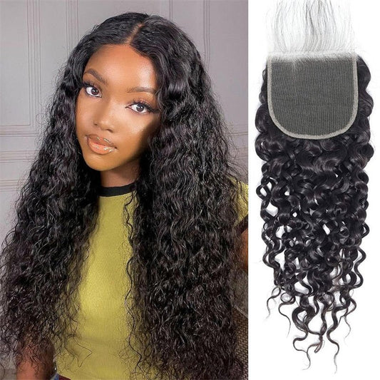 Lemoda Water Wave 5x5 Transparent HD Lace Closure Virgin Human Hair Frontal Closure - Lemoda Hair