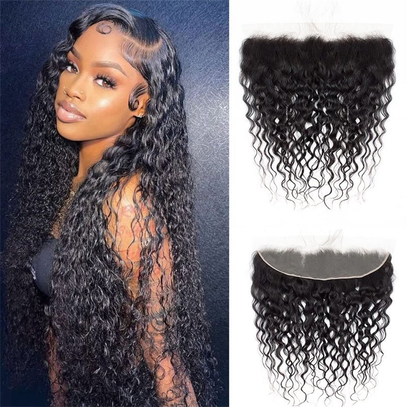 Lemoda Water Wave HD Lace Frontal Closure 13x4 Ear to Ear Lace Frontal With Baby Hair - Lemoda Hair