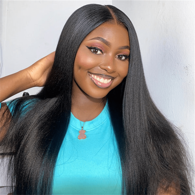 Lemoda Yaki Straight 13x6 Lace Frontal Wigs HD Full Lace Human Hair Wig - Lemoda Hair
