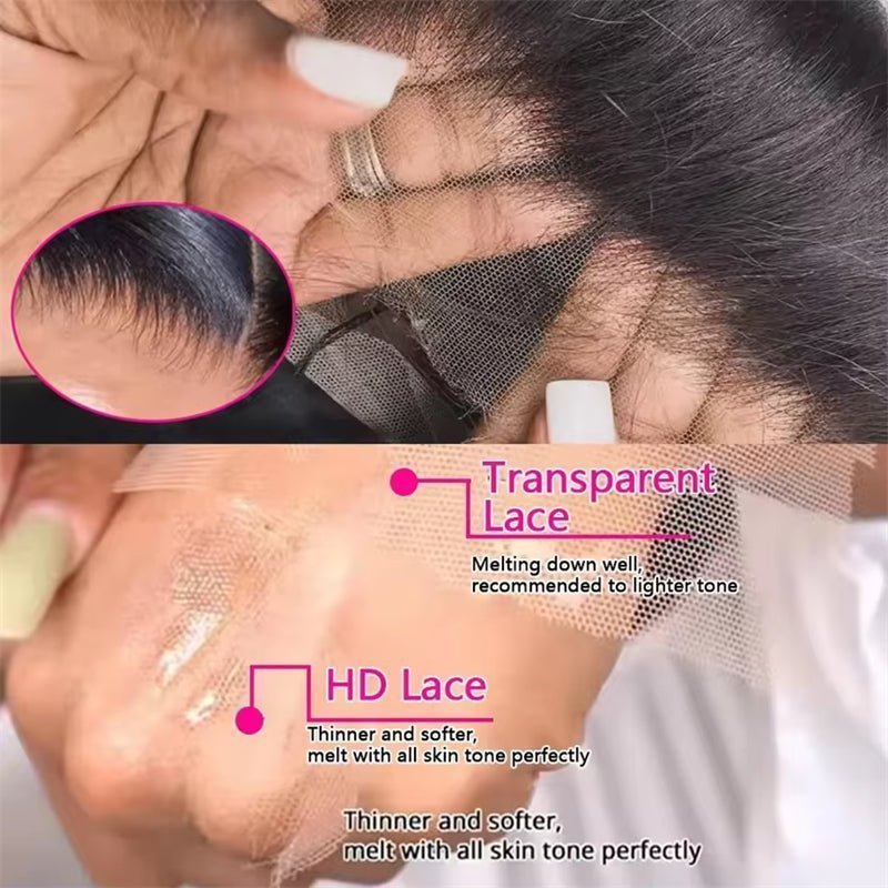 Lemoda Yaki Straight 13x6 Lace Frontal Wigs HD Full Lace Human Hair Wig - Lemoda Hair