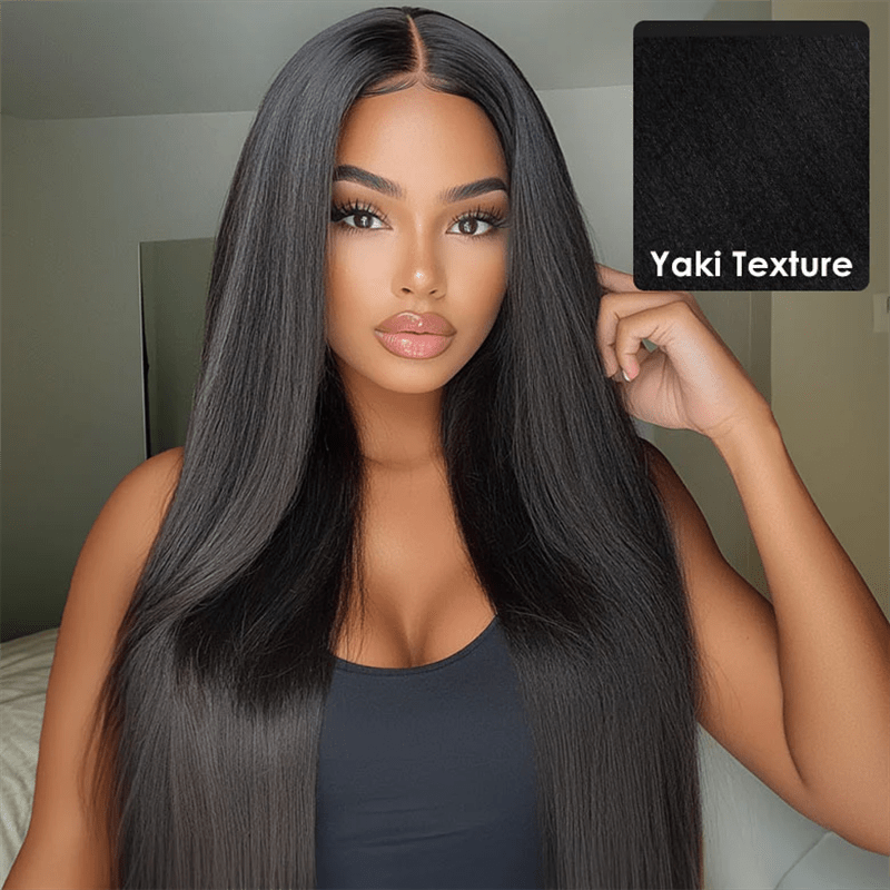 Lemoda Yaki Straight Human Hair Bundles Brazilian Hair Extensions for Black Women - Lemoda Hair