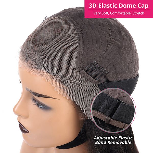 Live Exclusive Pricing Lemoda Body Wave 7x5 Lace Closure Glueless Wig Human Hair 180 Hair Density with Pre-pleached Knots