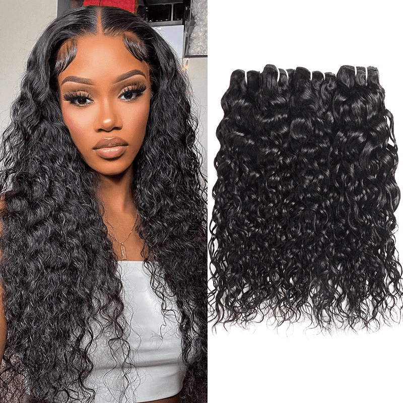 Peruvian Water Wave 4 Bundles Human Hair Extensions - Lemoda Hair