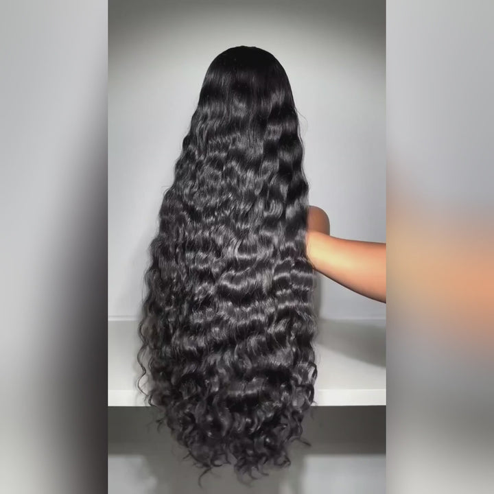 Lemoda Natural Wave 13x6 Lace Frontal Human Hair Wigs 300% Density